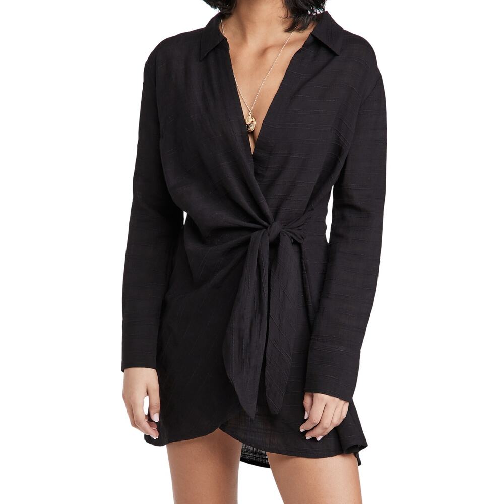 L Space Textured Black Daydream Tunic